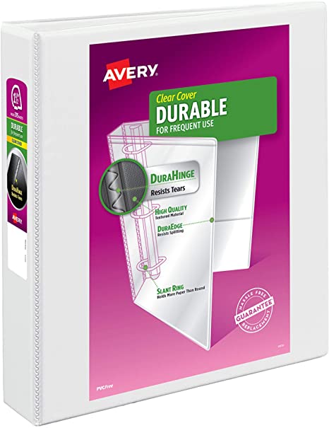 1.5" DURABLE VIEW BINDER ASST